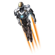 Iron Man 3 Movie Mark 39 Genini Armor 1:9 Scale Action Hero Vignette Pre-Assembled Model Kit